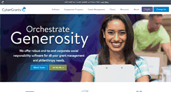 Desktop Screenshot of cybergrants.com